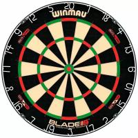 Двухслойная мишень для Дартс, Winmau Blade 6 Dual Core, профессиональный уровень, тонкие пластины