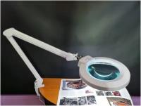 Светодиодная увеличительная лампа-лупа Neokip 8072LED-5D линза 7” (17,8 см) 5 диоптрий 72 светодиода