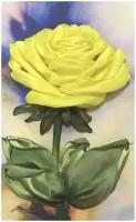 Набор Желтая роза вышивка лентами 15х21,5 Каролинка КЛ(Н)-4016