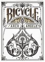 Bicycle игральные карты Archangels 54 шт. белый/черный