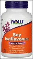 NOW Soy Isoflavones, Изофлавоны Сои 150 мг - 120 капсул