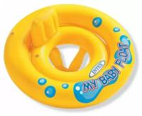 INTEX Круг надувной My Baby Float с сиденьем и спинкой, 67см, от 1 до 2 лет 59574