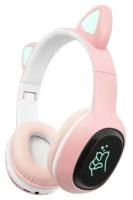 Наушники накладные Bluetooth Rombica Mysound BH-19 Pink (BH-N019)