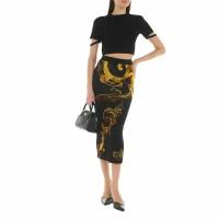 Юбка Versace Jeans Couture 76HAE8P7 черный, Размер 42