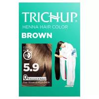 Хна для волос - Браун - Trichup Henna Brown 5.9, 6x10 гр