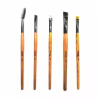 Базовый набор из 5 кистей JUST - Set of Brushes - №5-05 (прозрачная упаковка)