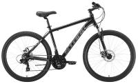 Велосипед STARK Indy D Shimano (2022), горный (взрослый), рама 20", колеса 26", черный/серый, 15.3кг [hq-0005051]