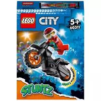 Конструктор LEGO LEGO City Stuntz 60311 Огненный трюковый мотоцикл, 11 дет