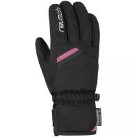 Перчатки Reusch Coral R-Tex XT, водонепроницаемый материал, с утеплением, размер 8, черный, розовый