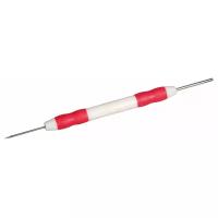 Инструмент для квиллинга Rayher Красно-белый, с мягкой ручкой, 16,5 см