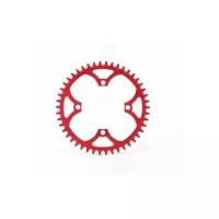 Звезда велосипедная Garbaruk 104 BCD, передняя, Round, 48T, Red, 5907441517546
