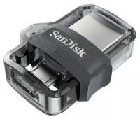 Флешка SanDisk Ultra Android Dual Drive OTG USB 3.0 64GB Чёрный