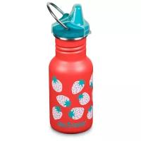 Детская бутылка Klean Kanteen Kid Classic Narrow Sippy 12oz (355 мл) Coral Strawberries 1008857