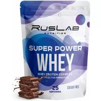 Протеин сывороточный SUPER POWER WHEY, белково-углеводный коктейль (800 гр), вкус шоколад