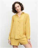Пижама Celena, рубашка, шорты, размер 44 (M), желтый