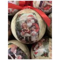 Набор елочных шаров Mister Christmas Дед Мороз, 7.5 см, 14 шт