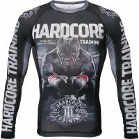 Рашгард Hardcore Training х Ground Shark The Moment of Truth - Hardcore Training - Черный - 46-S