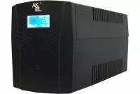 ИБП AKEL D412-HOME/Smart UPS/AVR Мощность 1200 ВА/ЖК Дисплей/Для Защиты ПК/Сервера/ 1шт