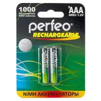 Аккумулятор Perfeo AAA1000mAh/2шт