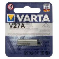 Батарейка алкалиновая Varta Professional, А27 (27A, MN27, V27A)-1BL, 12В, блистер, 1 шт