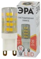 Лампа светодиодная JCD-5w-220V-corn ceramics-827-G9 400лм, ЭРА Б0027863 (1 шт.)