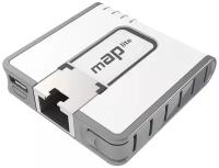 Wi-Fi роутер MikroTik mAP lite 802.11bgn 300Mbps 2.4 ГГц 1xLAN RJ-45 белый RBmAPL-2nD