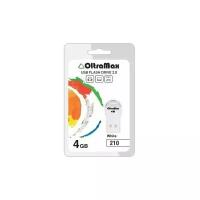 Флешка OltraMax 210 4GB White