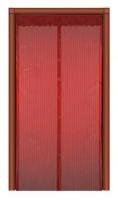 Москитная сетка на дверь с 7 магнитами 100*210см/бордовая