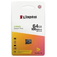 Карта памяти Kingston Canvas Select Plus microSDHC UHS-I Class 10 64GB + подписка билайн тв на 2 месяца