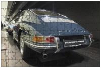 Магнитный пазл 27x18см."Porsche, музей porsche, порше 911" на холодильник