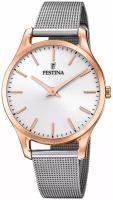 Наручные часы FESTINA Boyfriend, серебряный, золотой