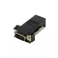 Espada переходник Удлинитель VGA male to RJ45 female по витой паре EVGAM to RJ45F 39467