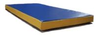Мат спортивный гимнастический детский 1000х500х60мм КЗ синий/желтый
