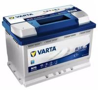 Аккумулятор VARTA Blue dynamic EFB N70 570 500 076, 278x175x190, обратная полярность, 70 Ач