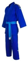 Кимоно для дзюдо adidas без пояса, размер 180, синий