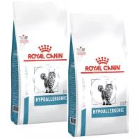 Сухой корм ROYAL CANIN HYPOALLERGENIC для взрослых кошек при пищевой аллергии (0,5 + 0,5 кг)