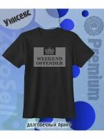 Футболка Zerosell weekend offender, размер M, черный