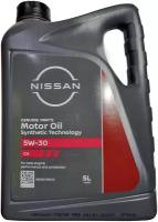 Синтетическое моторное масло Nissan 5W-30 C4, 5 л, 1 шт