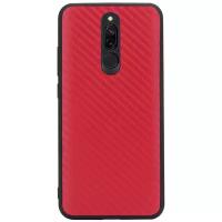 Чехол G-Case Carbon для Xiaomi Redmi 8, красный