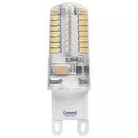 Светодиодная LED лампа General G9 5W (320lm) 4500K 4K 15*50 силикон GLDEN-G9-5-S-220-4500 653700