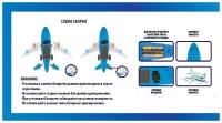 Самолет пассажирский ABtoys электромеханический, со световыми и звуковыми эффектами, в коробке