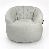 Современное дизайнерское кресло для отдыха aLounge - Butterfly Sofa - Tundra Spring (рогожка, серый)