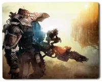 Геймерский коврик Titanfall тайтанфолл, титанфолл, игра, персонажи, пейзаж, игровой мир, экзоскелет, трансформеры-4