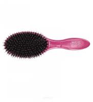 Щетка для волос OLIVIA GARDEN EXPERT CARE OVAL Boar Nylon Bristles Silver щетина+нейлон розовая