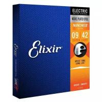 Струны для электрогитары ELIXIR 12002 NANOWEB 09-42