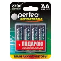 Аккумулятор Perfeo AA2700mAh/4шт+BOX