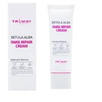 Заживляющий крем для лица с муцином улитки и березовым соком/ Trimay Snail Repair Betula Alba Cream 50g