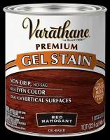 Гель - Масло для дерева, морилка Varathane Gel Stain для защиты деревянных поверхностей, быстросохнущее тонирующее, Красный махагон, 0,946 л