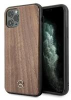 Чехол CG Mobile Mercedes Wood Hard для iPhone 11 Pro, цвет "Коричневый орех" (MEHCN58VWOLB)