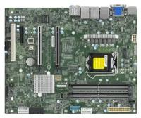 Материнская плата SuperMicro MBD-X12SCA-F-B W-1200 CPU, 4 DIMM slots, Intel W480 controller for 4 SATA3 (6 Gbps) ports, RAID 0,1,5,10, 1 PCI-E 3.0 x4, 2 PCI-E 3.0 x16 slots, bulk